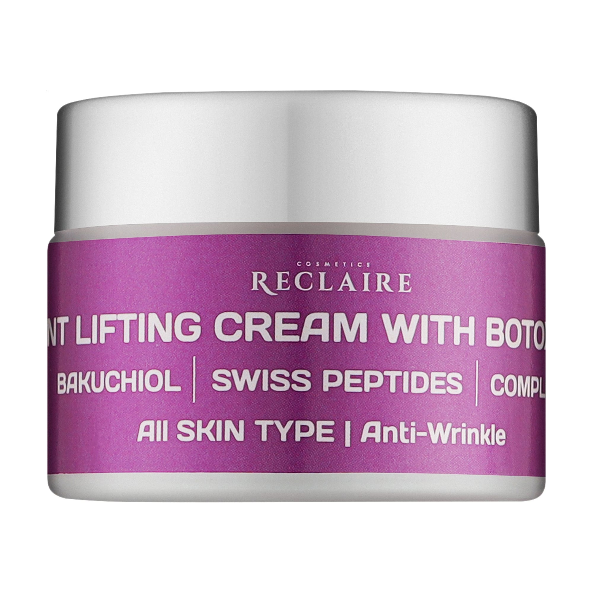 Уцінка! Ліфтинг-крем для обличчя Reclaire Instant Lifting Cream with Botox Effect, 50 мл